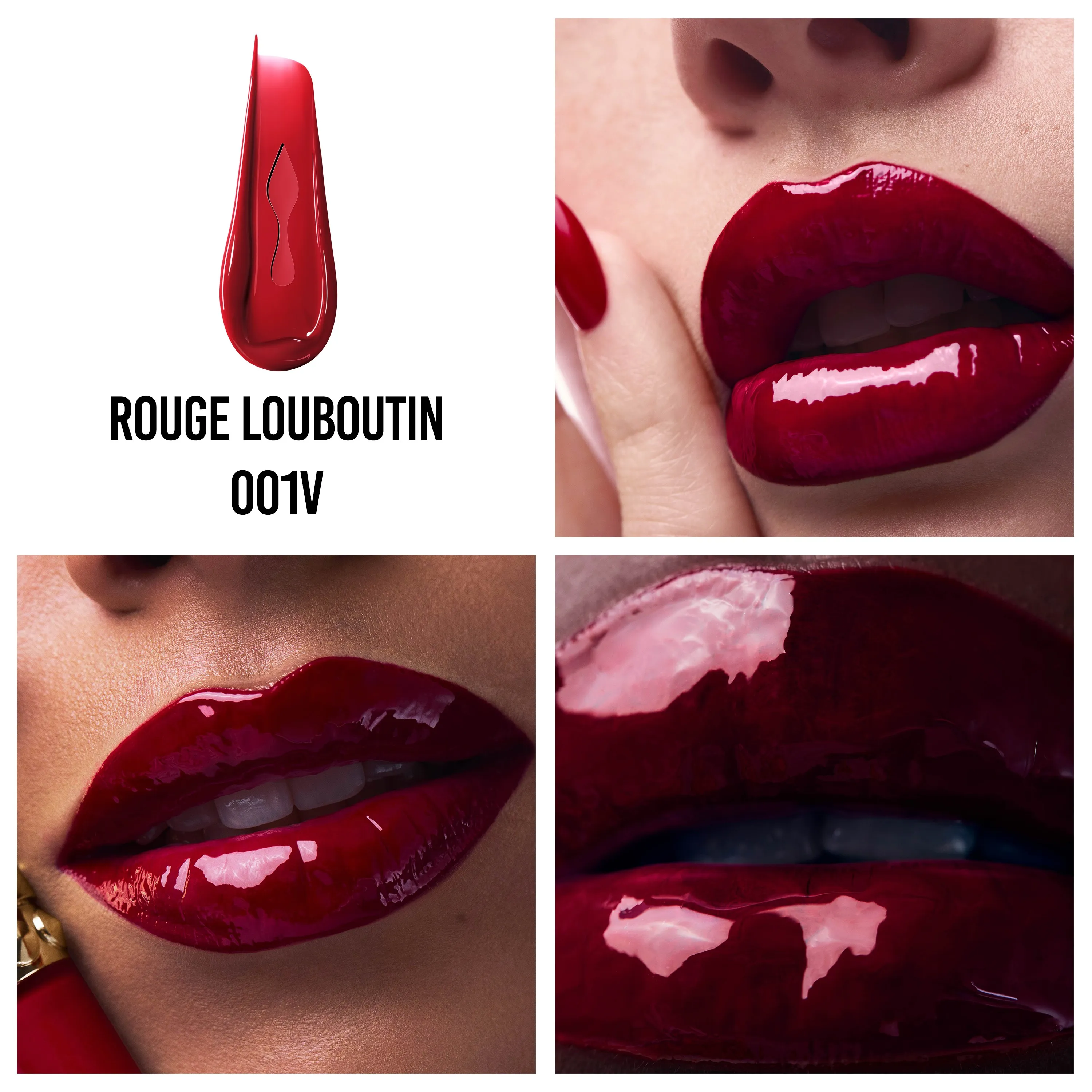 Christian Louboutin Rouge Stiletto Vinyl Gloss – Lip Gloss – Rouge Louboutin 001V - Beauty - alternate view 9
